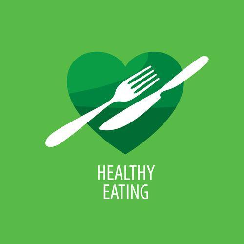 Eating Logo - Healthy eating logo design vector set 13 free download