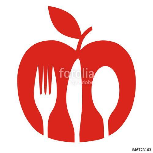 Eating Logo - Logo food eating healthy