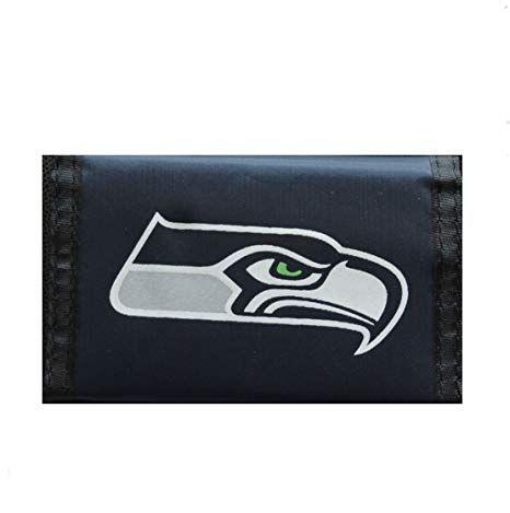 Seawawks Logo - Amazon.com : Seattle Seahawks Logo Nylon Wallet : Seahawks Wallet ...