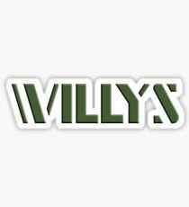 Willys Logo - Willys Stickers | Redbubble