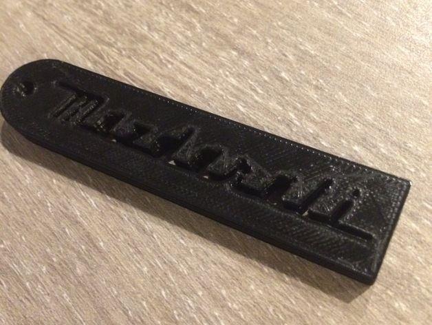 Mazdarati Logo - Mazdarati Keychain Logo by TheReverzer - Thingiverse