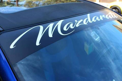 Mazdarati Logo - Mazdarati Decal