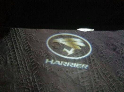 Harrier Logo - 2X LED door Courtesy step welcome courtesy laser projectorharrier