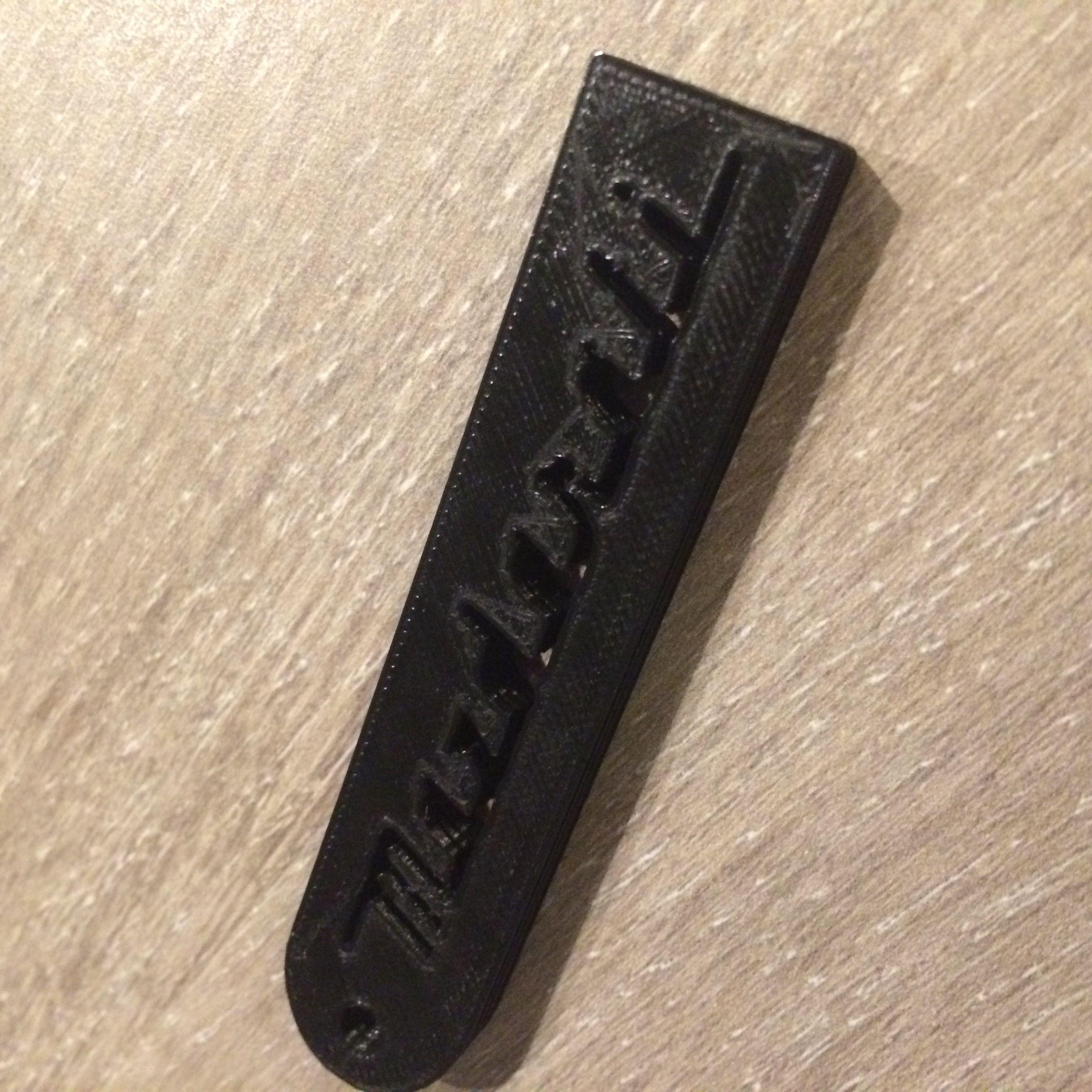 Mazdarati Logo - Mazdarati Keychain Logo by TheReverzer - Thingiverse