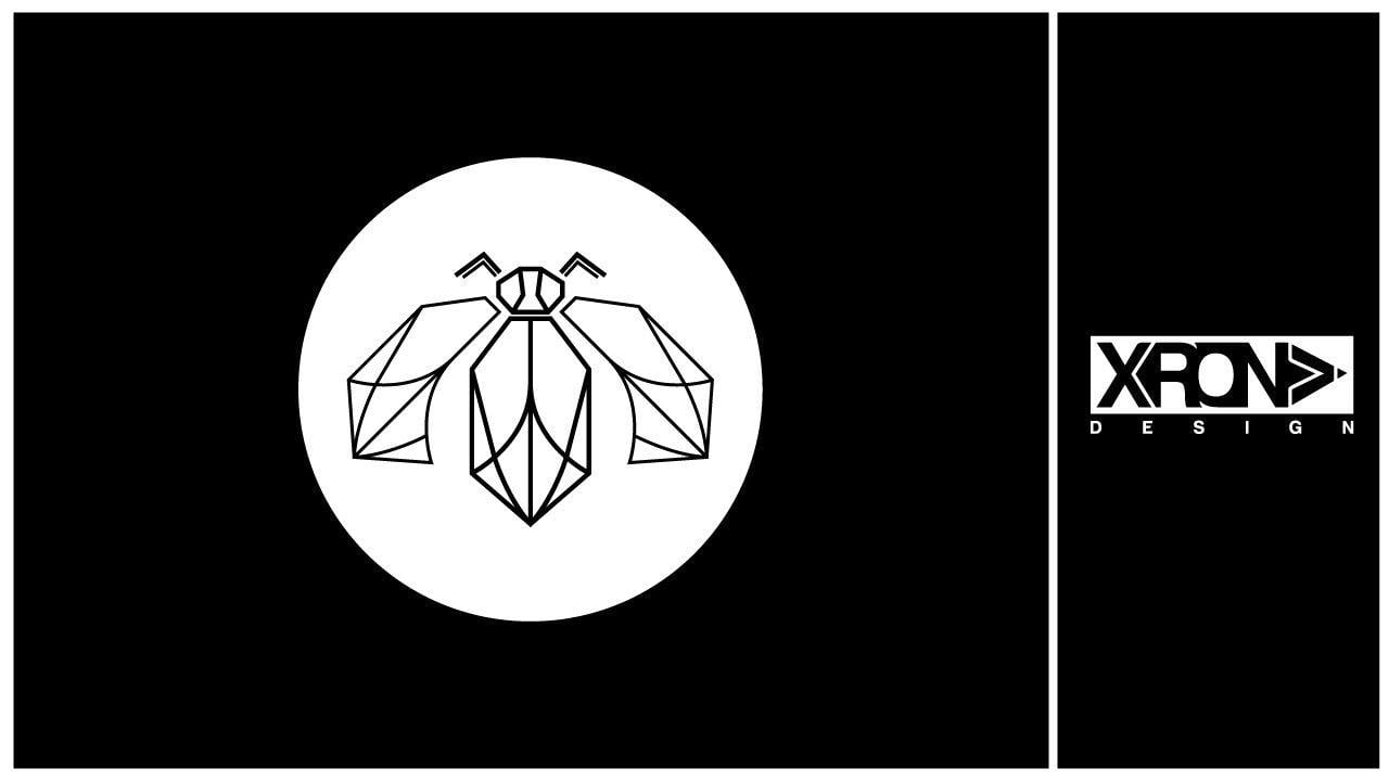 Beetle Logo - LOGO DESIGN - Beetle Minimalistic icon in Adobe Illustrator - YouTube