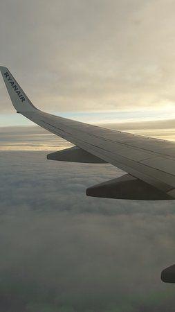 Ryanair Logo - Ryanair logo in the clouds - Picture of Ryanair - TripAdvisor