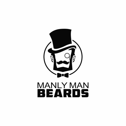Manly Logo - Create a premium bearded logo for Manly Men | Logo design contest