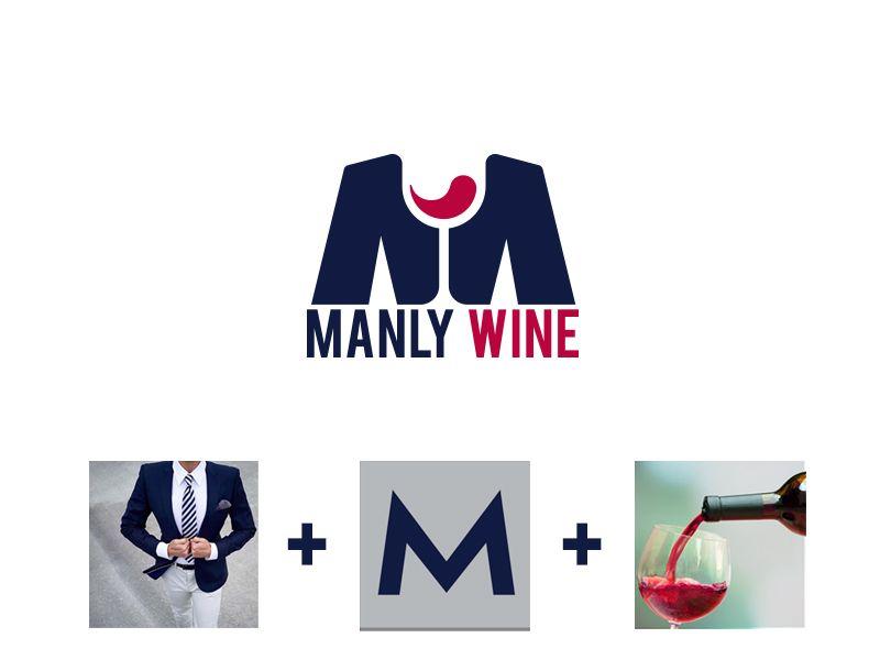 Manly Logo - Manly Wine Logo