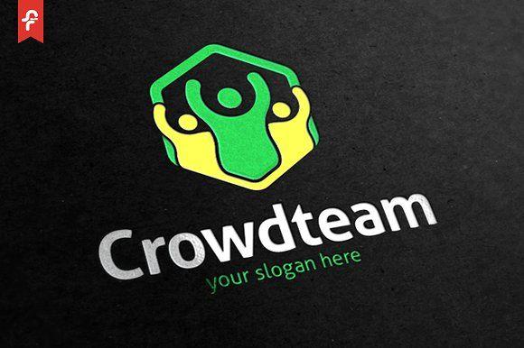 Crowd Logo - Crowd Team Logo ~ Logo Templates ~ Creative Market