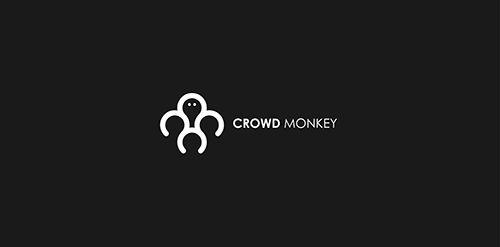 Crowd Logo - Crowd Monkey | LogoMoose - Logo Inspiration