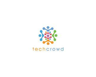 Crowd Logo - Tech Crowd Designed