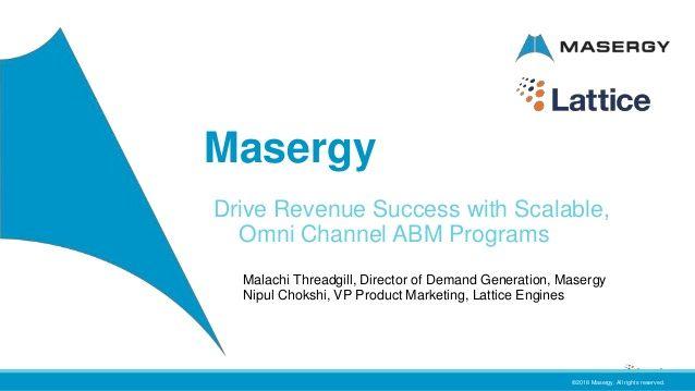 Masergy Logo - Drive Revenue Success with Scalable, Omni-Channel ABM Programs - Mase…