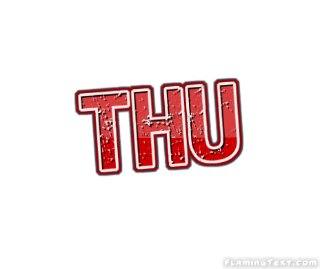 Thu Logo - Thu Logo | Free Name Design Tool from Flaming Text