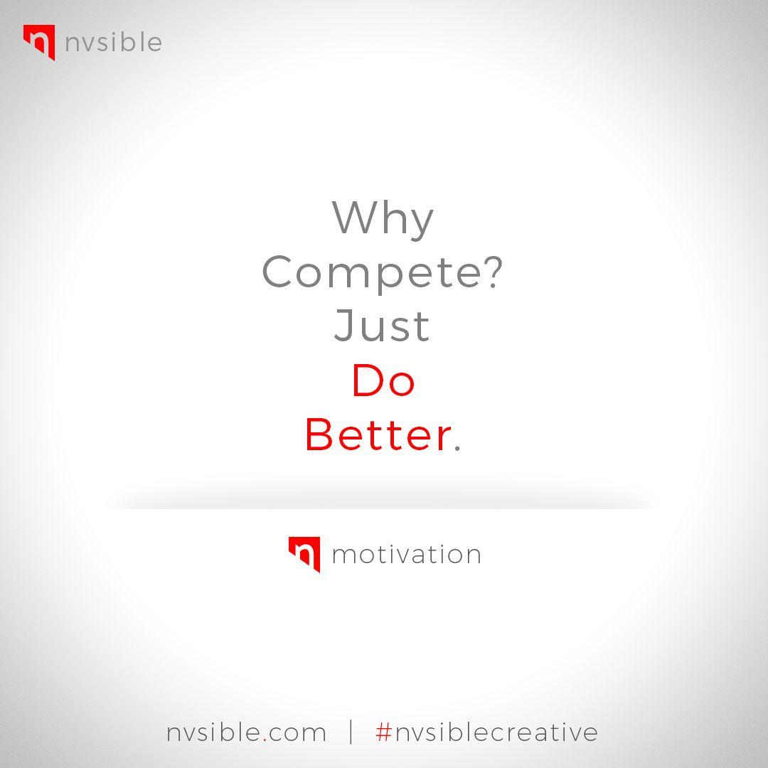 Compete Logo - Why compete? Just do better #nvsiblecreative #brand #branding ...