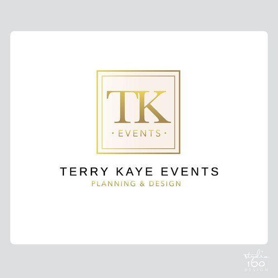 Planning Logo - Event Planning Logo - Interior Design Logo - Monogram Logo - TK ...