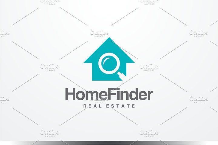 HomeFinder.com Logo - Home Finder Logo Logo Templates Creative Market