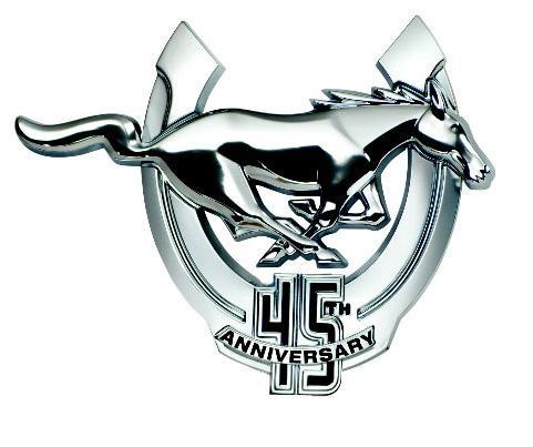 45th Logo - Mustang 45th Anniversary Fender Emblem RH (2009) 9R3Z16098A