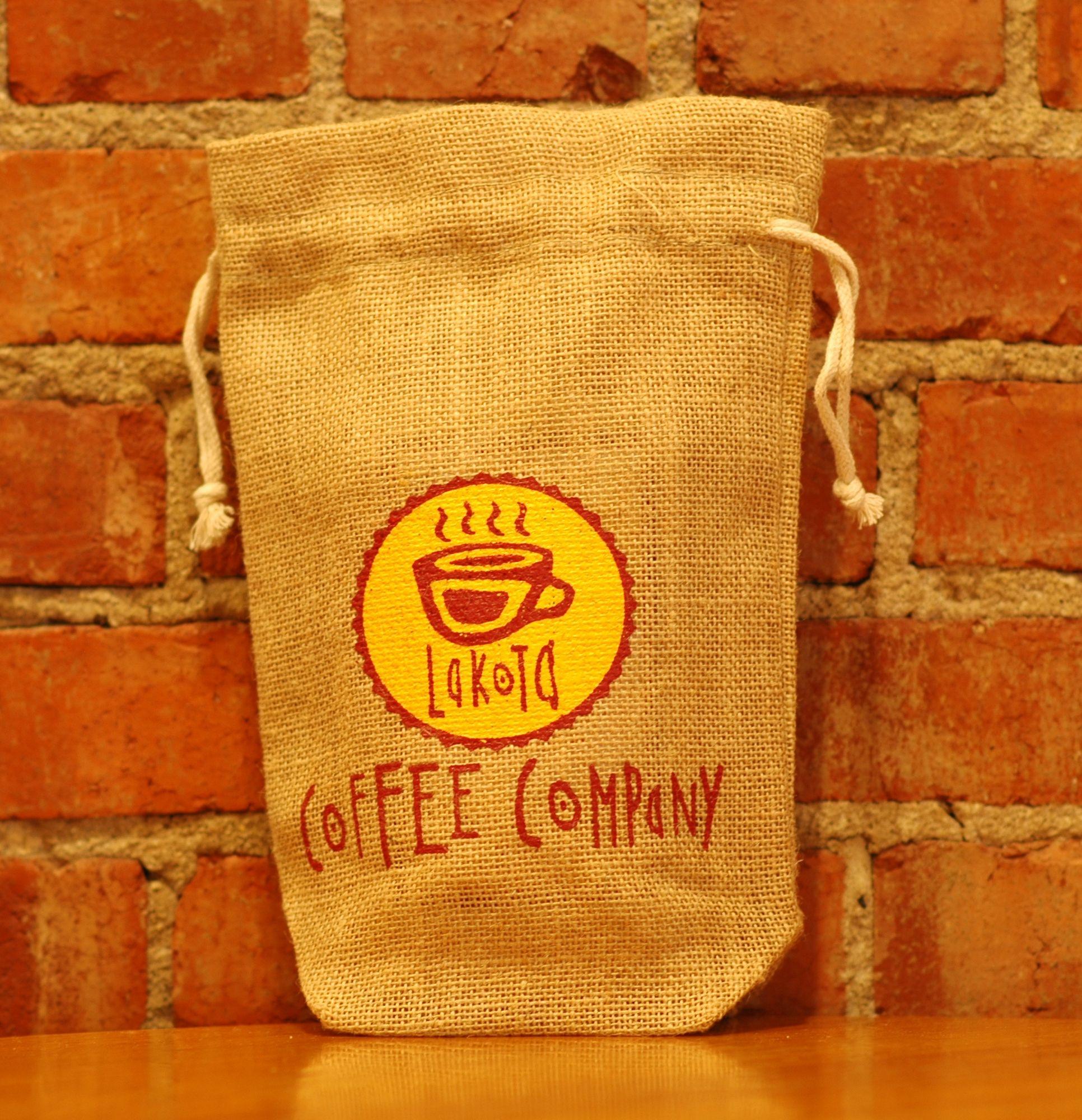 Lakota Logo - Lakota Logo Burlap Bag