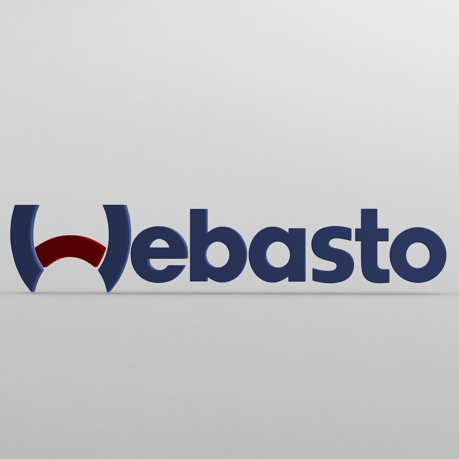 Webasto Logo - 3D of webasto logo | CGTrader