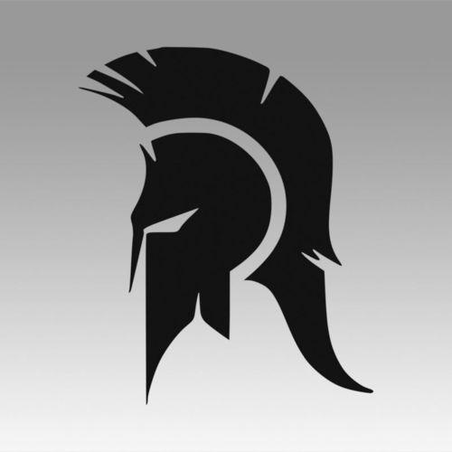 Sprtan Logo - Spartan logo 3D model dagger | CGTrader