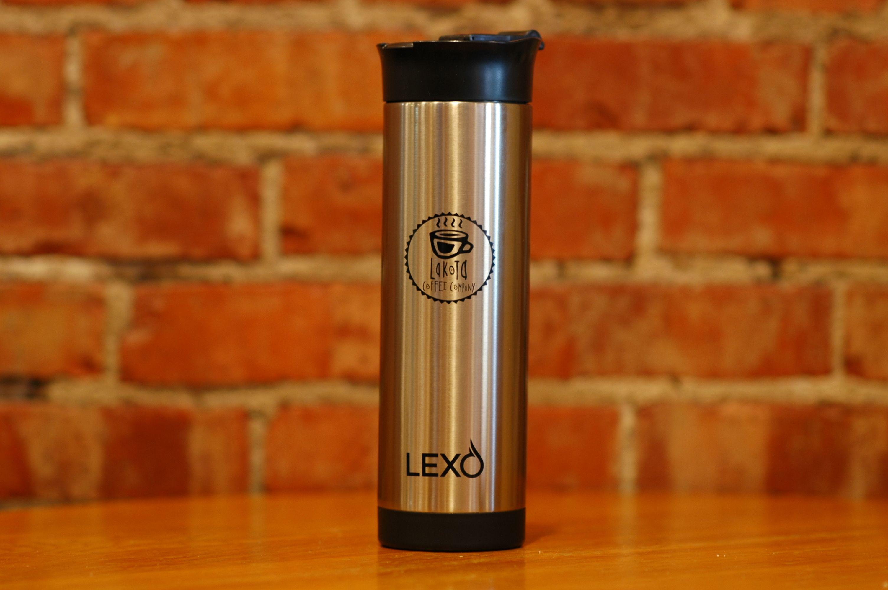 Lakota Logo - Lakota Logo Travel Tumbler Lexo Stainless Steel - Lakota Coffee