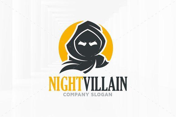 Villian Logo - Night Villain Logo Template Logo Templates Creative Market
