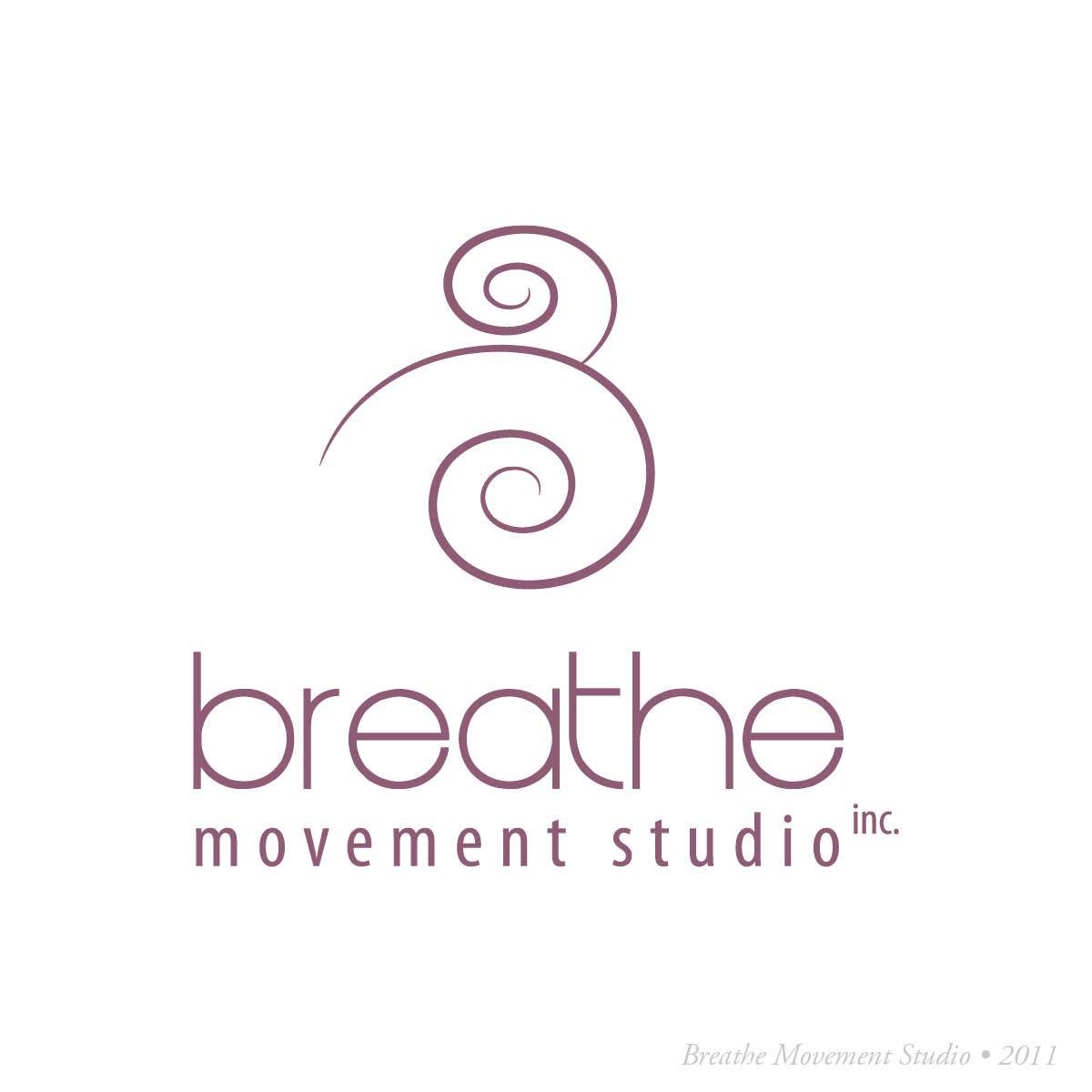 Breathe Logo - Logo Design. Buffalo Graphic Design. COLEMANWORKS. yoga logos