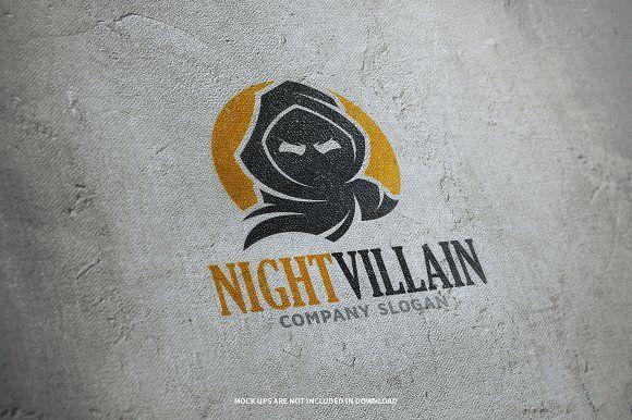 Villian Logo - Night Villain Logo Template ~ Logo Templates ~ Creative Market