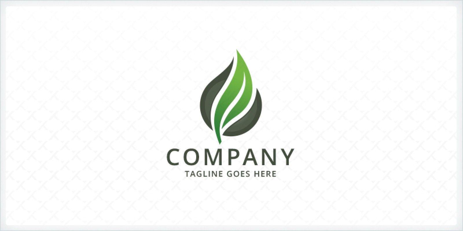 Leaf Logo - Green Leaf Logo | Codester