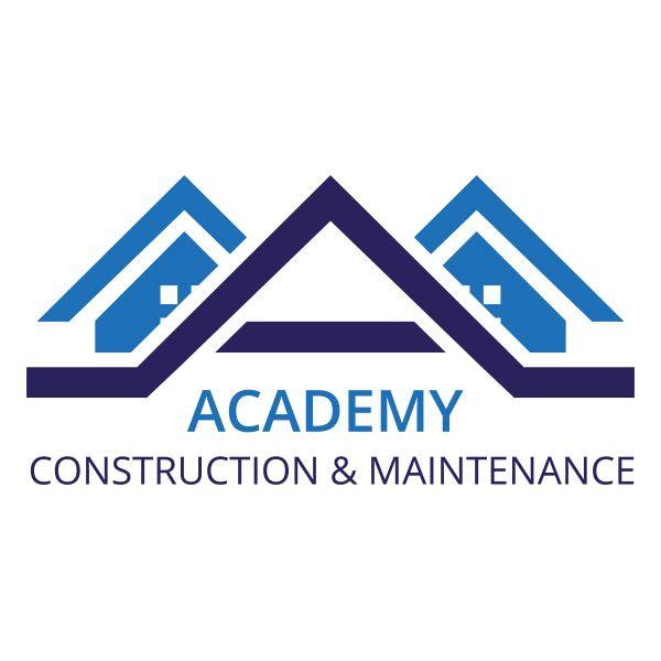 Maitenece Logo - Academy Construction & Maintenance Logo-for social media - Crazy Gecko
