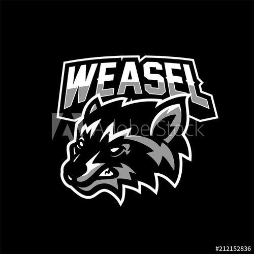 Weasel Logo - weasel/civet/badger esport gaming mascot logo template - Buy this ...