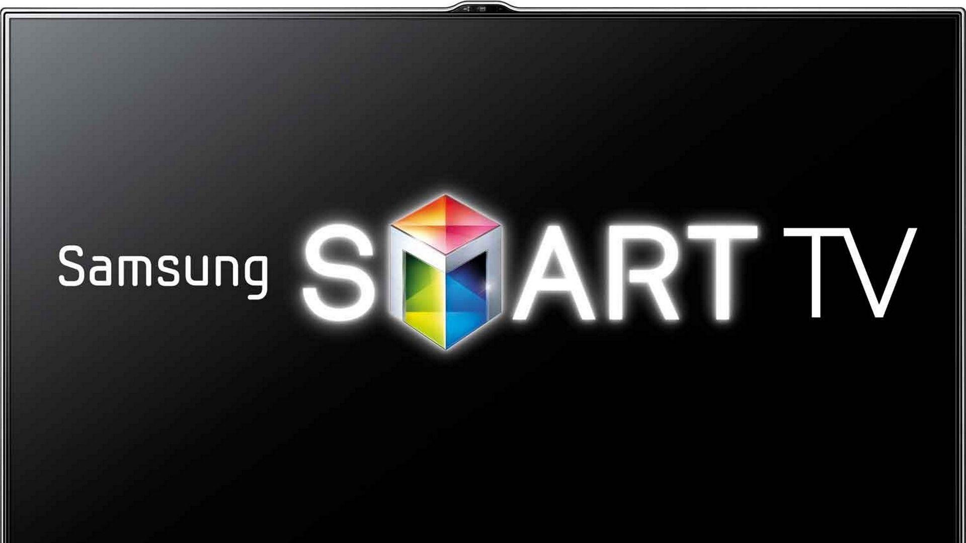 SamsungTelevisions Logo - Download wallpaper 1920x1080 samsung, smart, tv full hd, hdtv, fhd ...
