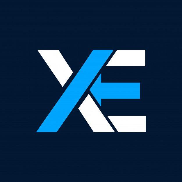Xe.com Logo - Letter xe logo Vector | Premium Download