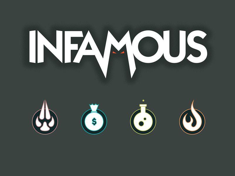 Infamous Logo - Infamous Logo by Kody Chamberlain | Dribbble | Dribbble