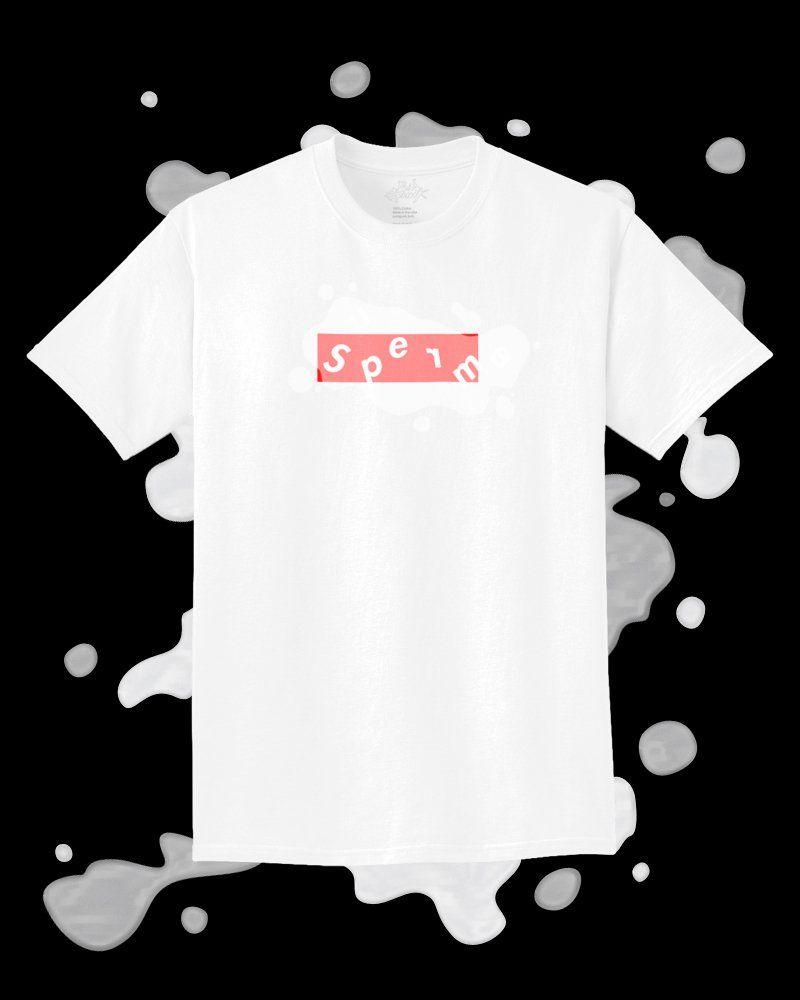 Sperm Logo - punspunk — Sperm box logo tee