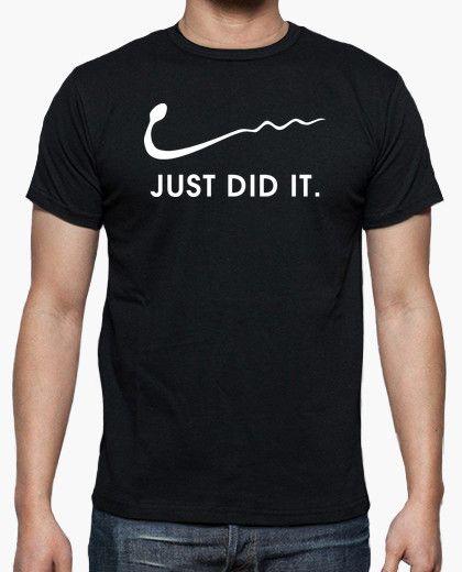 Sperm Logo - Just Did It - Sperm (Logo Nike) T-shirt - 288666 | Tostadora.com