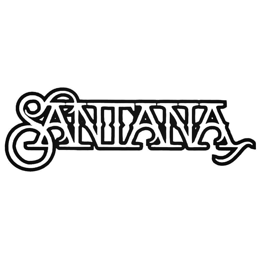 Santana Logo - Santana Logo Decal Sticker