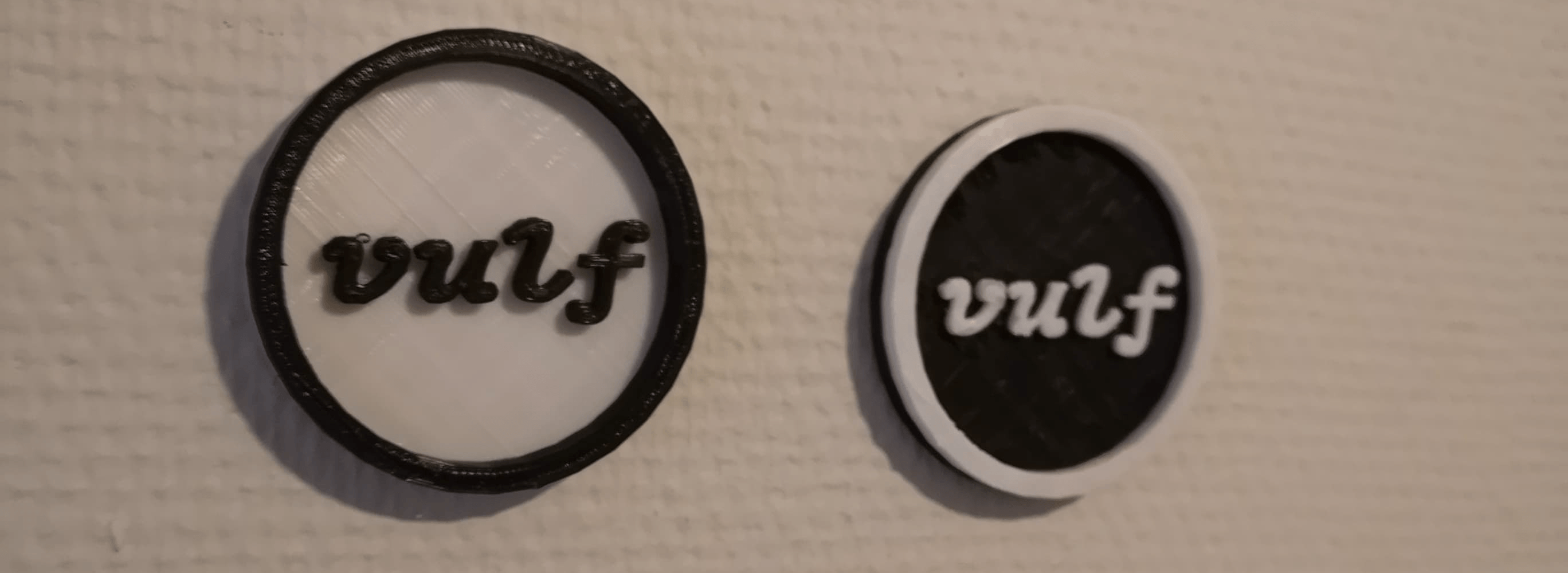 Vulfpeck Logo - Vulfpeck Circle Logo by Zylvian - Thingiverse