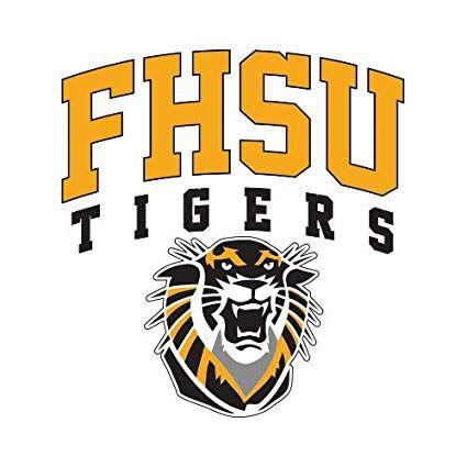 FHSU Logo - Amazon.com : Fort Hays Large Decal 'Arched FHSU Tigers w/ Tiger