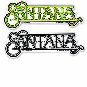 Santana Logo - Santana Logo Sticker