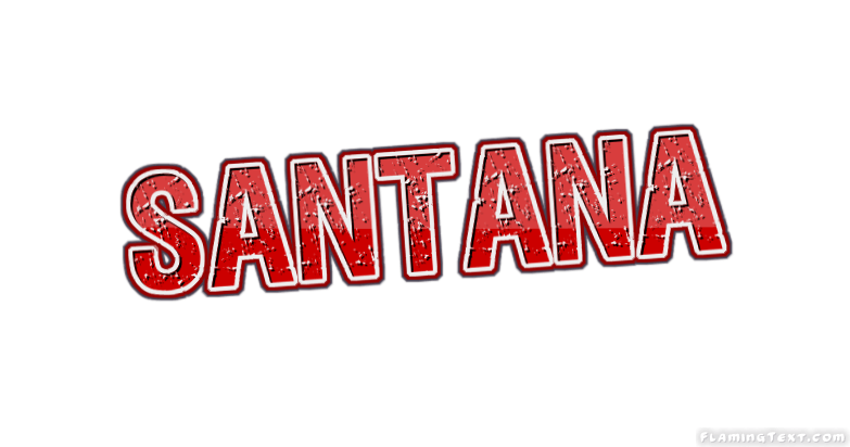 Santana Logo - Santana Logo. Free Name Design Tool from Flaming Text