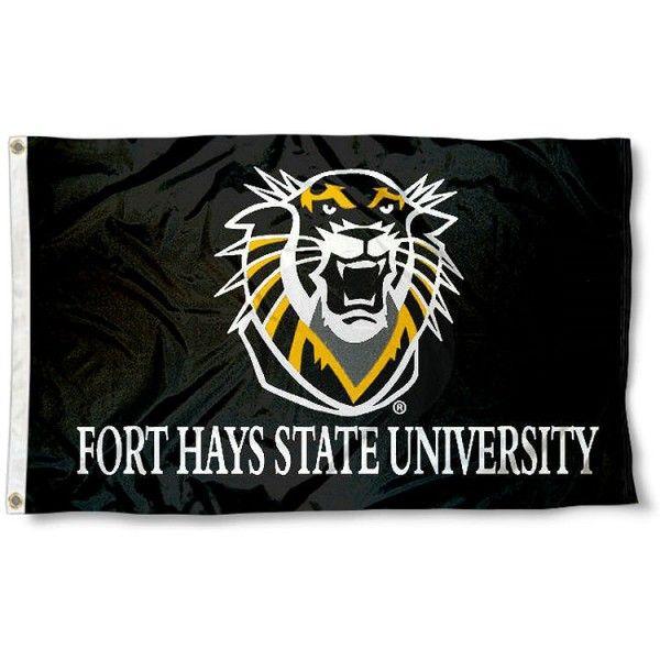 FHSU Logo - Fort Hays State Tigers Logo Outdoor Flag and Outdoor Flag for FHSU