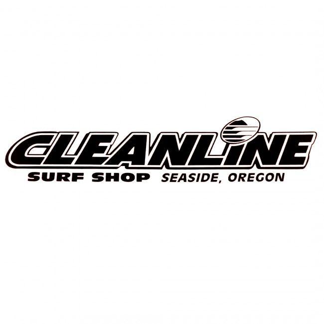 Seaside Logo - Cleanline Surf Seaside Logo Die Cut Sticker - Cleanline Surf