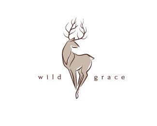 Raindeer Logo - Wild grace Designed by somebodyhere | BrandCrowd