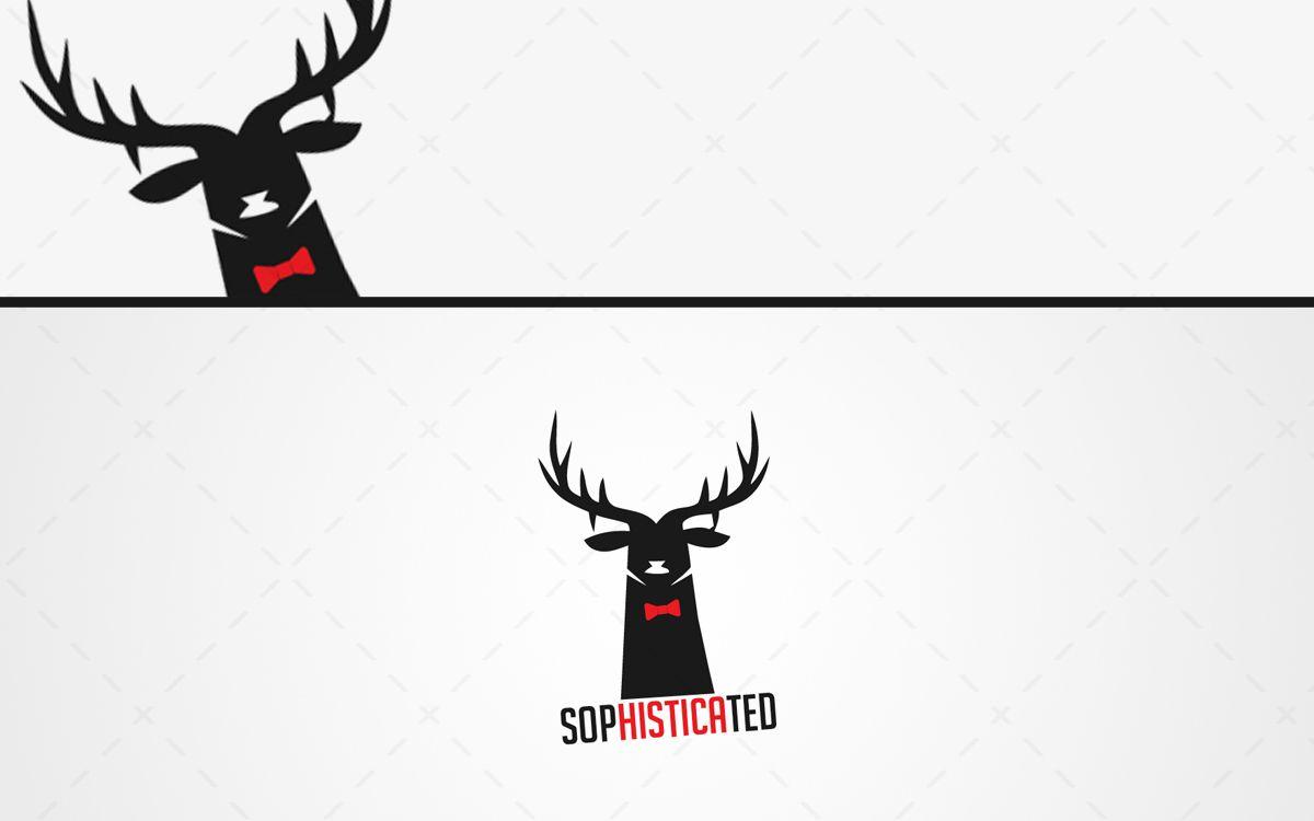 Raindeer Logo - Smart Deer Logo For Sale - Lobotz