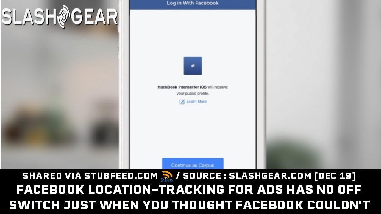 SlashGear Logo - Facebook locationtracking for ads has no. Publication