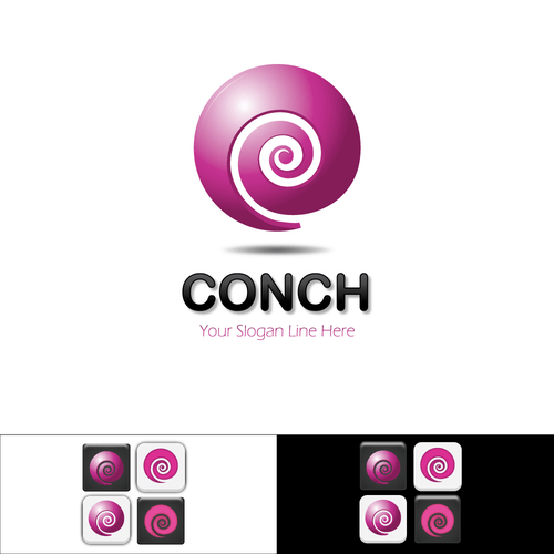 Conch Logo - logo for Conch. Logo design contest