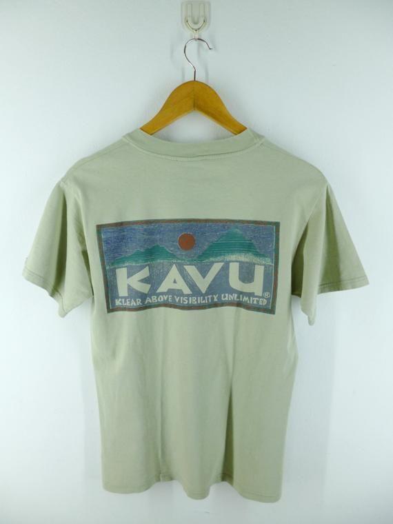 Kavu Logo - KAVU Shirt Vintage 90's KAVU Logo Shirt ''Klea