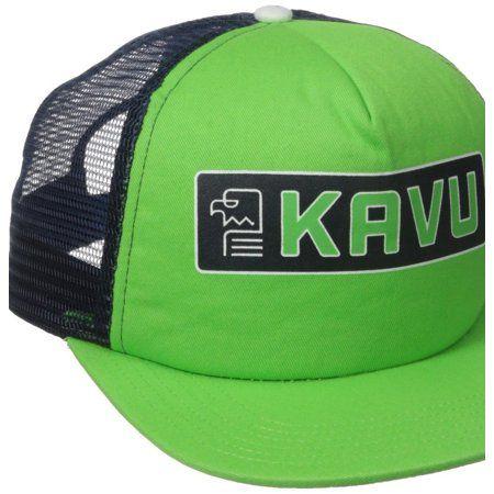 Kavu Logo - Kavu's Truckee Hat, Northwest, One Size, KAVU printed logo