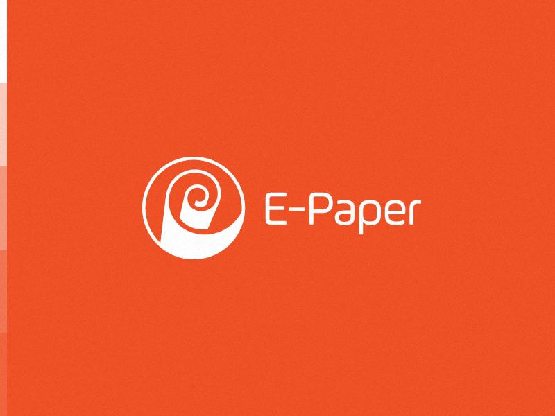 Paper Logo - E Paper / Logo Design By Simc